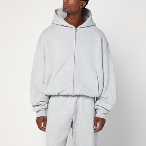 Entire Studios Grey Zip Cotton Sweatshirt Men